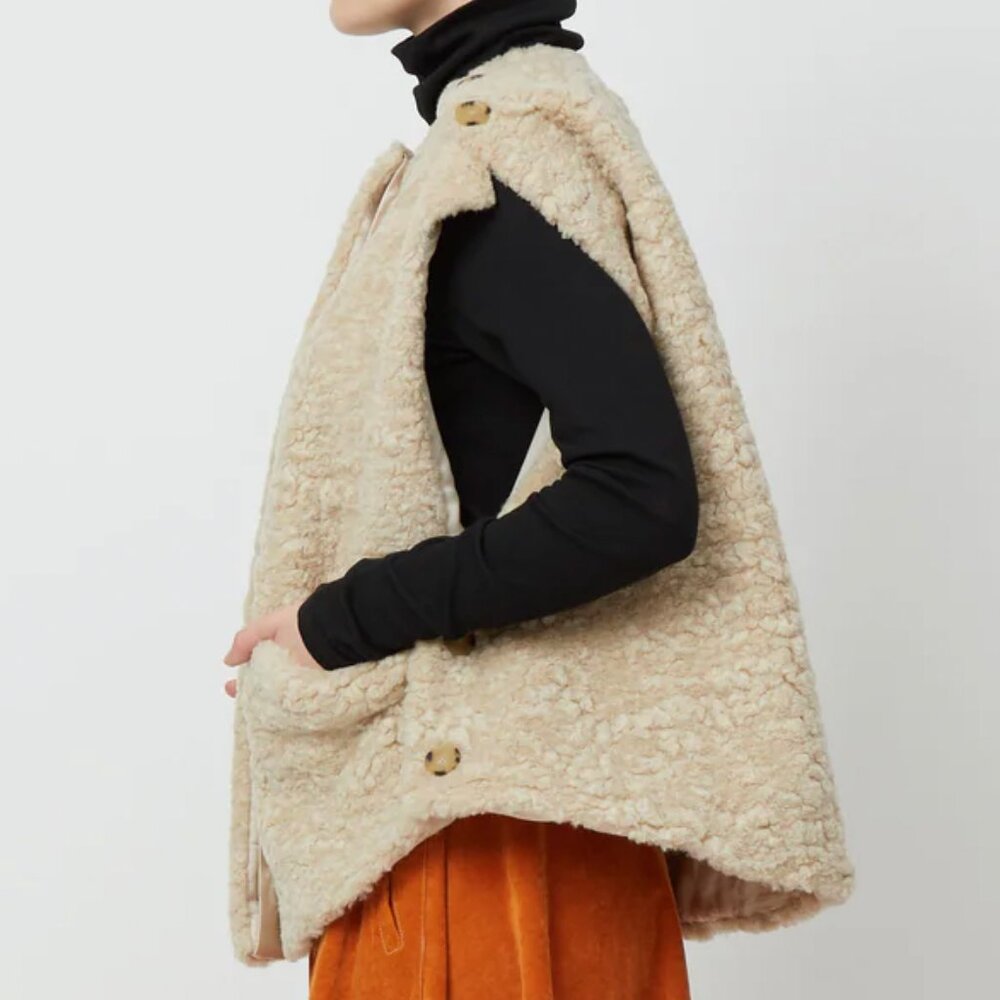 ISO Atelier Delphine Bea fur-free vest ISO